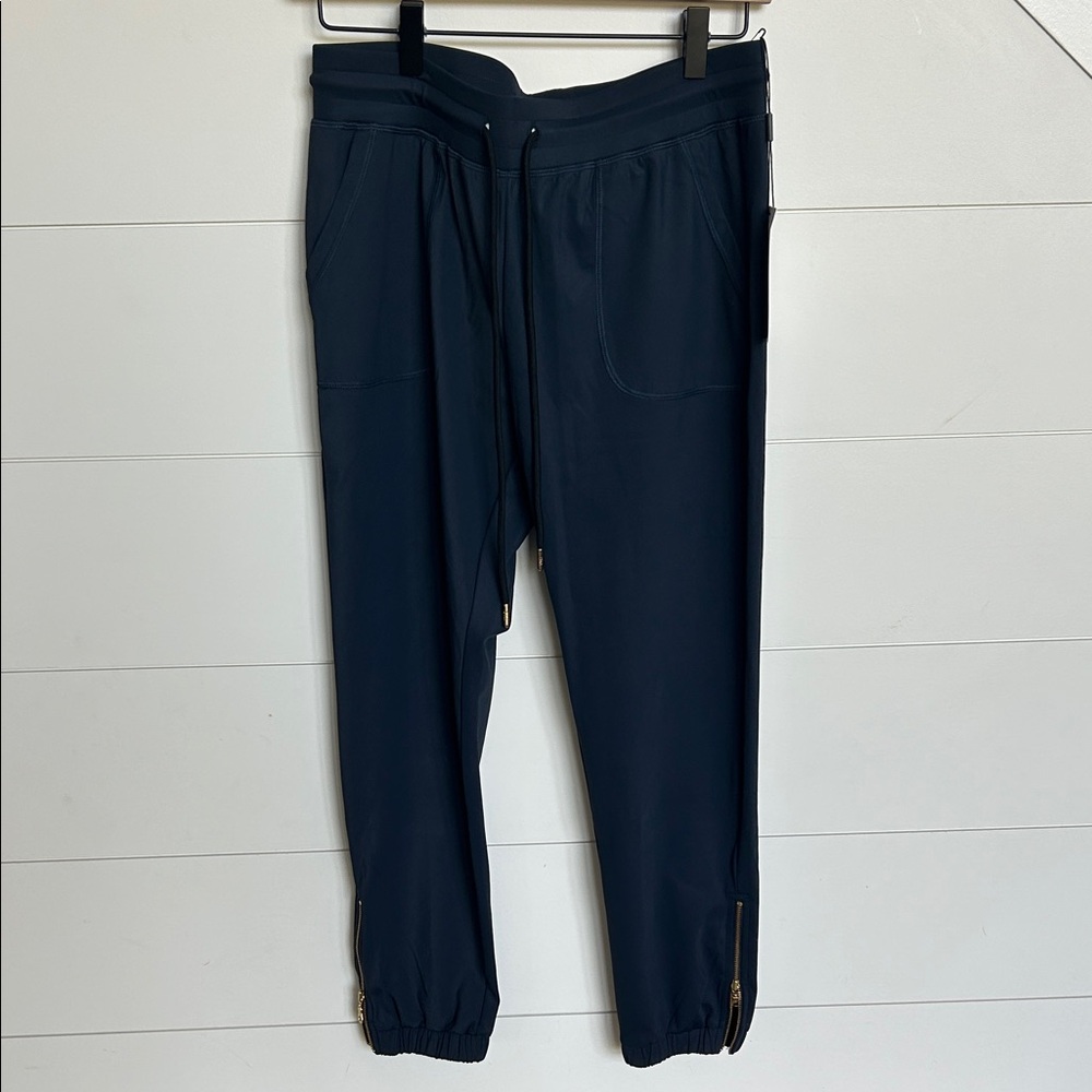 ZYIA Active Navy Peak Zipper Jogger